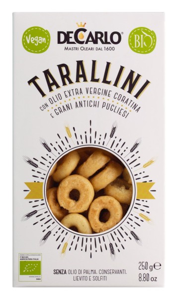 Tarallini / Salzgebäck mit Olivenöl