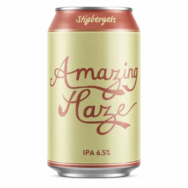Stigbergets Amazing Haze Hazy IPA aus Göteborg 0,33 l