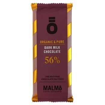 Malmö - Organic & Pure - Dark Milk Chocolate 56%