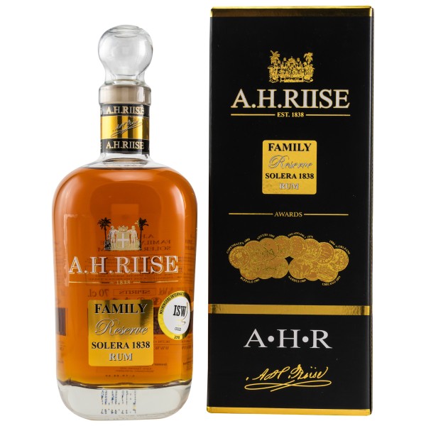 A.H. Riise / Family Reserve / Solera 1838 Rum / 0,7l / 42 % vol.