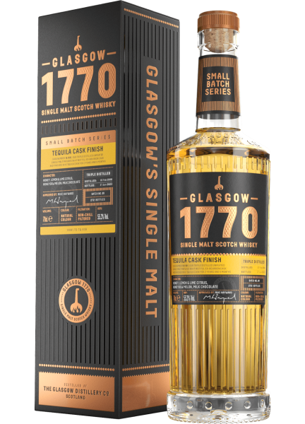 1770 Glasgow Single Malt Scotch Whisky/Limitiert -Tequila Cask 55,3 % vol