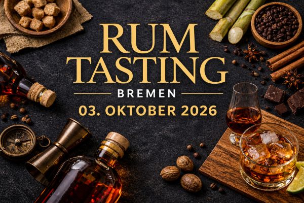 Rum Tasting in Bremen 03.10.2026 – ein genussvoller Abend in persönlicher Atmosphäre.