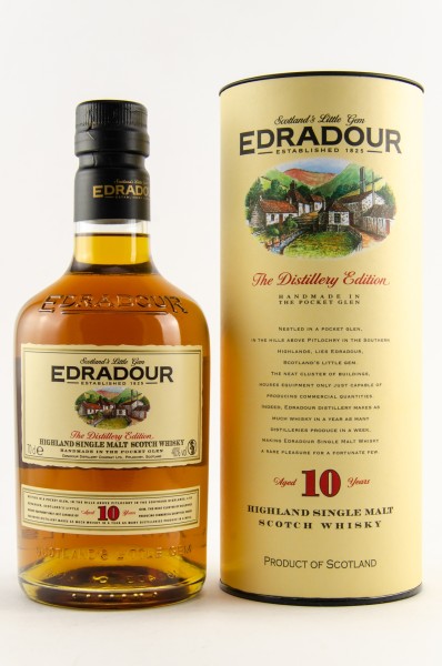 Edradour / 10 Jahre / Aged 10 Years / Single Malt Scotch Whisky / 40 % vol. / 0,7 l