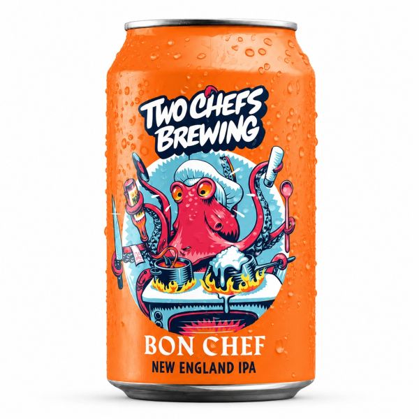 Two Chefs Bon Chef New England IPA aus Amsterdam 0,33 l