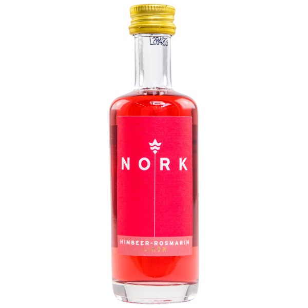 NORK / Himbeer-Rosmarin Likör Mini / 20 % vol. / 0,05 l