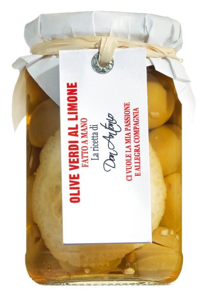Don Antonia Olive verdi al limone Oliven mit Zitrone
