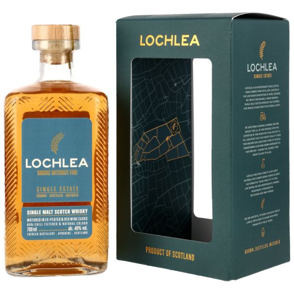 Lochlea Smoke Without Fire Single Malt kaufen im Heimathaven Bremen – rauchiger 46 % Whisky