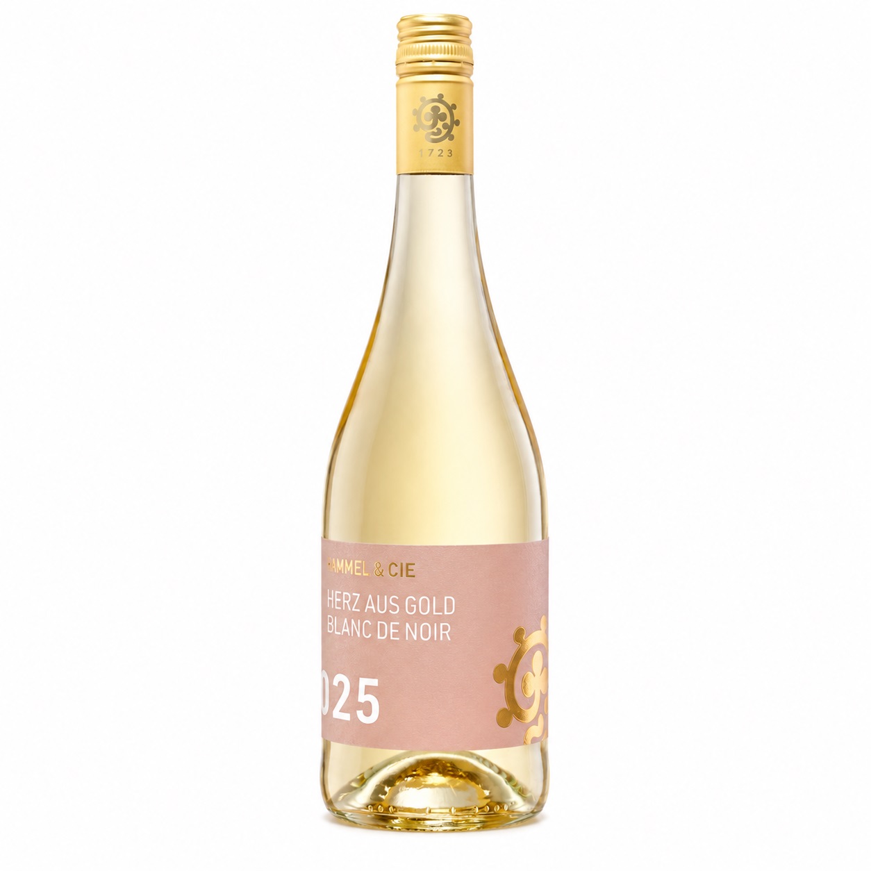 Herz aus Gold Blanc de Noir 2025 von Hammel und Cie aus der Pfalz