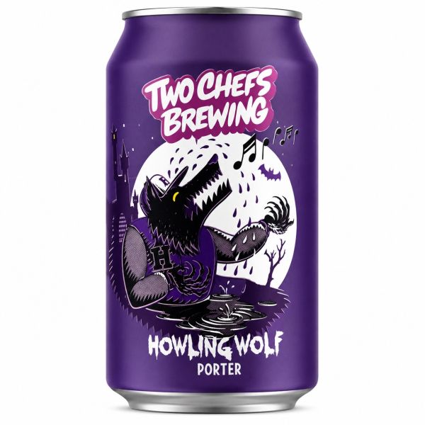 Two Chefs Howling Wolf Porter aus Amsterdam 0,33 l