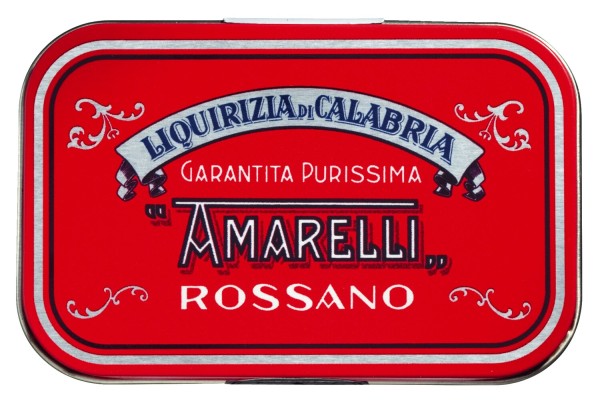 Amarelli / Rossano / Lakritzpastillen / Rote Dose / 40 g
