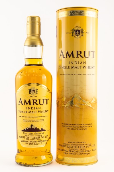 Amrut / Indian Single Malt Whisky / 0,7 l / 46 % vol.