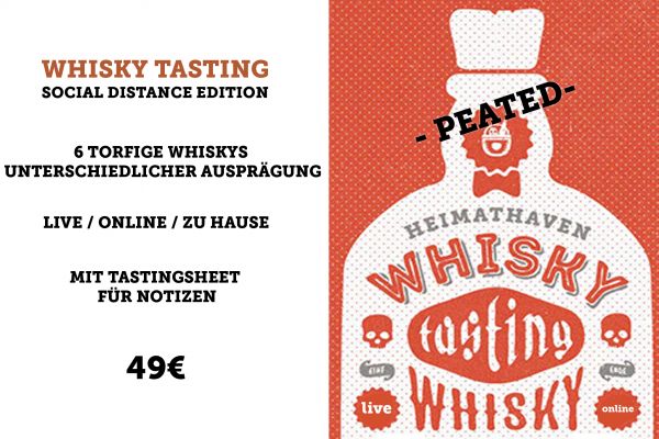 Whisky Tasting Online - Torfige Whiskys- 29. Januar 2021 - für Fans, Einsteiger & Fortgeschrittene