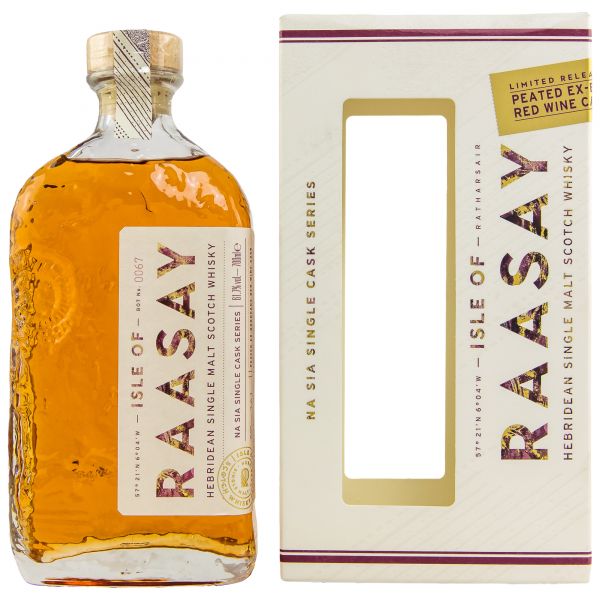 Isle of Raasay Peated Red Wine Cask No. 18/663