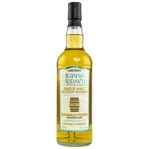 Auchroisk Single Malt mit Bourbon Quarter Cask Finish. Murray McDavid Cask Craft