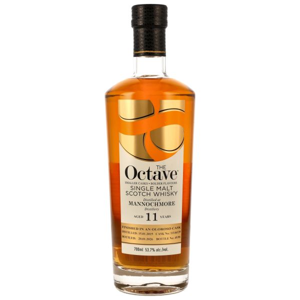 Mannochmore 2015/2026 – Duncan Taylor The Octave, 11 Jahre, Oloroso Sherry Cask Finish, 53,7 % Vol.