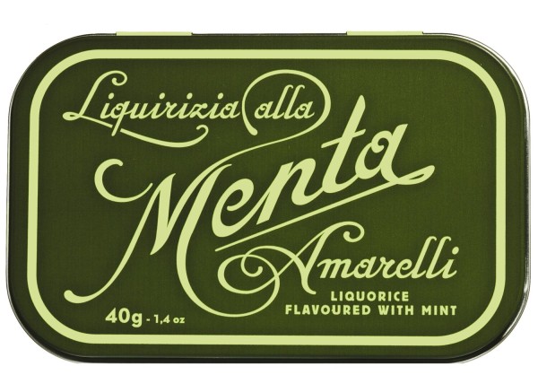 Amarelli / alla Menta / Lakritzpastillen / 40 g