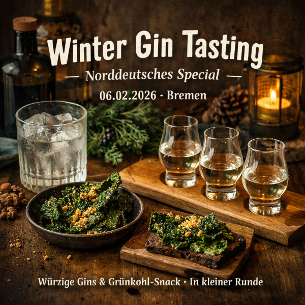 Winter Gin Tasting – Norddeutsches Special mit Grünkohl-Snack in Bremen