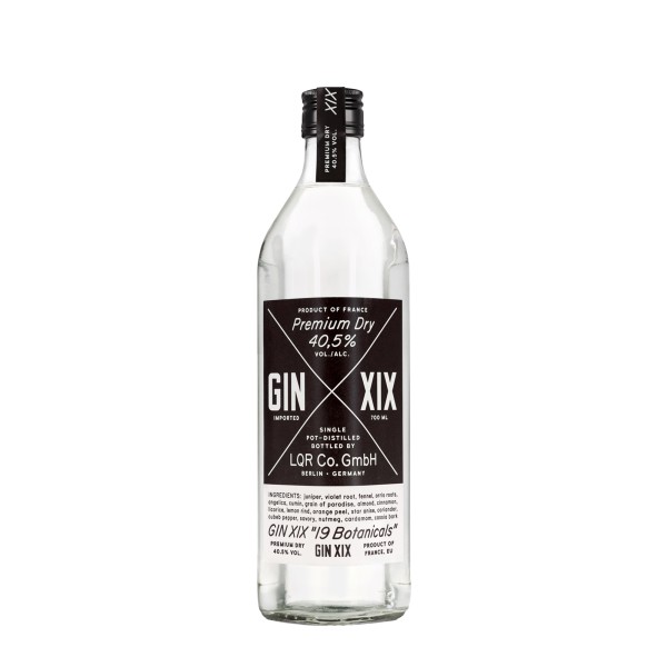 Gin XIX / Premium Dry Gin / 40,5 % vol. / 700 ml