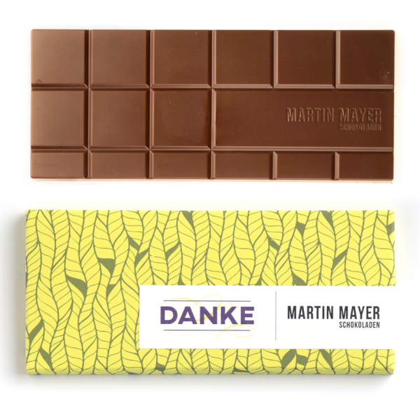 Martin Mayer Schokoladen Danke Nougatschokolade Haselnüsse