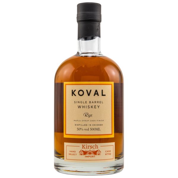 Koval / Rye / Maple Syrup Cask Finish #7152 / Single Barrel Whiskey / 50 % vol. / 0,5 l
