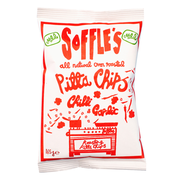 Soffle's Pitta Chips Chilli & Garlic