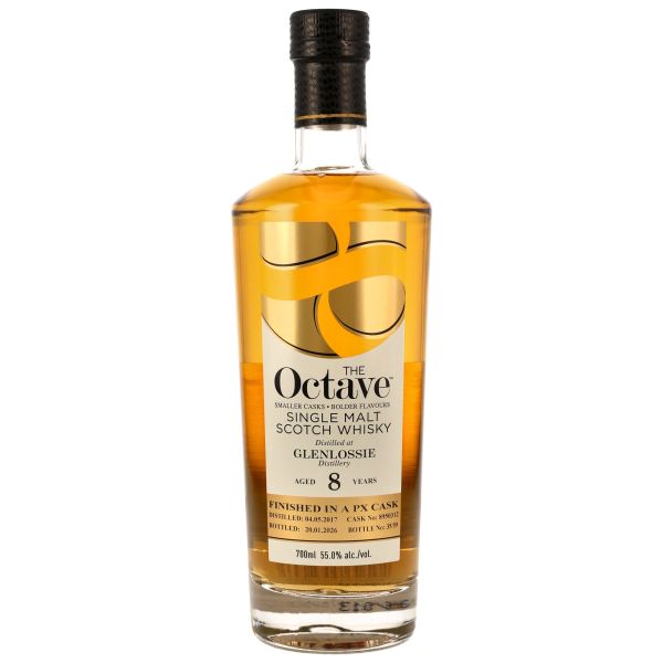 Glenlossie 2017/2026 – Duncan Taylor The Octave, 8 Jahre, PX Sherry Cask Finish, 55 % Vol.