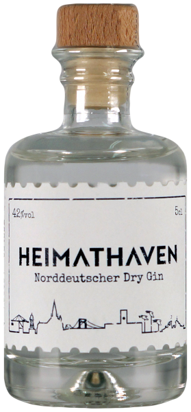 Heimathaven Norddeutscher Dry Gin MINI 5cl Wilhelmshaven Edition WHV