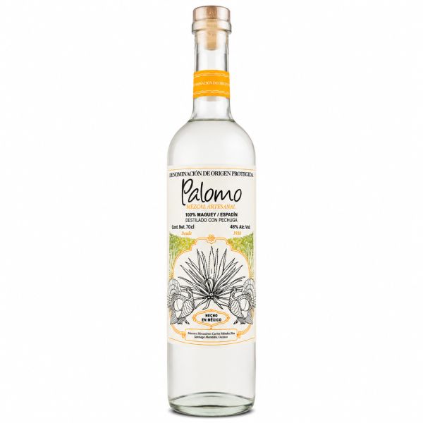 Palomo Pechuga Mezcal Artesanal aus Oaxaca aus 100 % Espadín, dreifach destilliert nach traditioneller Pechuga-Methode