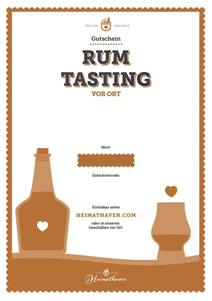 Gutschein für ein Rum Tasting