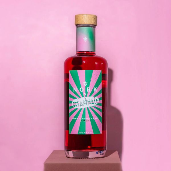 NORK Himbeer Rosmarin Likör – Breminale Edition 2026 | Likör | 0,5 l | 20 %