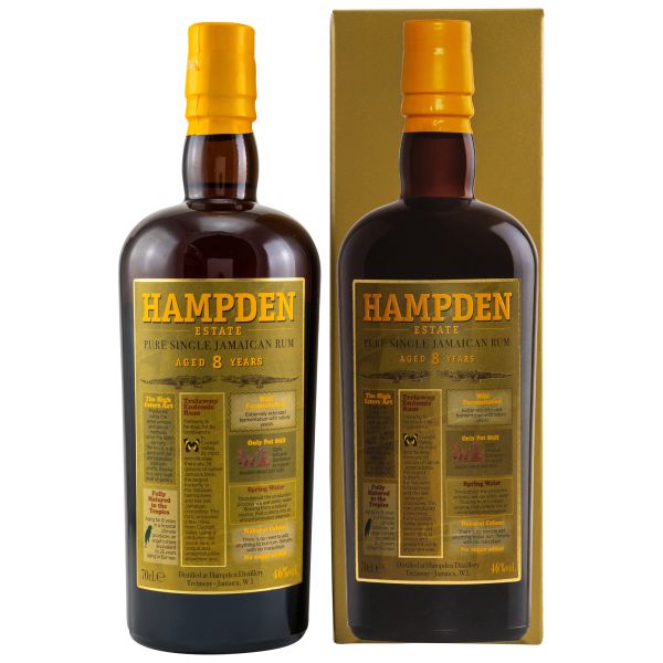 Hampden Estate 8 Jahre Pure Single Jamaican Rum kaufen im Heimathaven Bremen – 46 % vol
