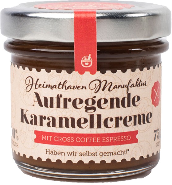 Aufregende Karamellcreme mit Cross Coffee Espresso Mini