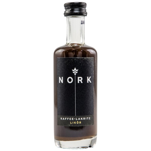 NORK / Kaffee Lakritz Likör MINI / 20 % vol. / 0,05 l