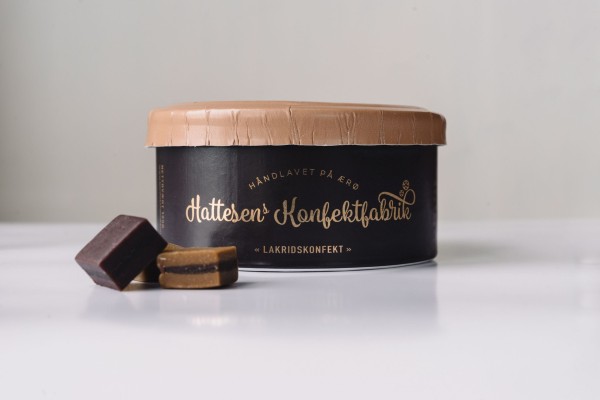 Hattesens Lakridskonfekt / Mokka, Lakritz, Schokolade / 125 g