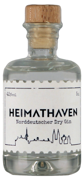 Heimathaven Norddeutscher Dry Gin MINI 5cl Bremen