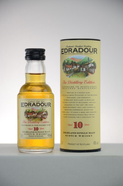 Edradour / 10 Jahre / Aged 10 Years / Single Malt Scotch Whisky / 40 % vol. / 0,05 l / MINI