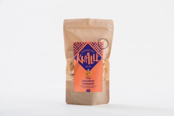 Knallle Popcorn Erdnussbutter Salzkaramell