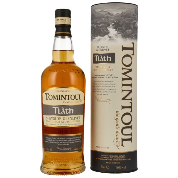 Tomintoul Tlàth | Speyside Single Malt Scotch Whisky | 40% vol., | 0,7l