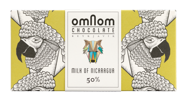 omnom chocolate milk of nicaragua 50 % vollmilchschokolade
