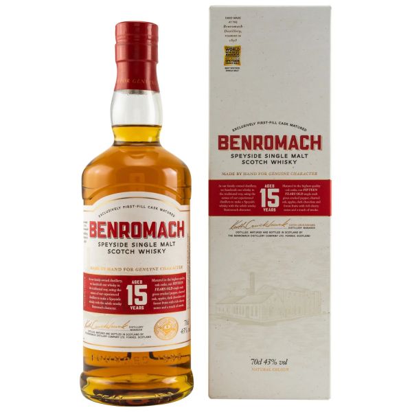 Benromach 15: Malzig, zart rauchig und mit vollmundigen Sherrynoten