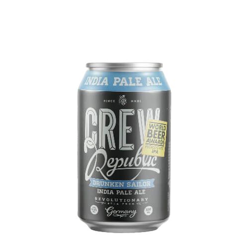 Crew Republic Drunken Sailor – hopfenbetontes IPA mit Zitrus- und Tropenfruchtaromen.