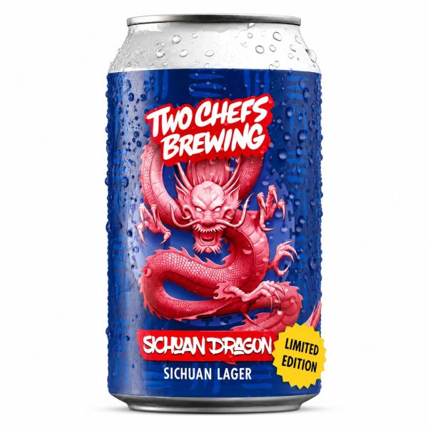 Two Chefs Sichuan Dragon Steam Lager mit Szechuanpfeffer 0,33 l
