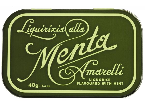Amarelli Liquirizia alla Menta Lakritzpastillen mit Minze